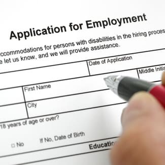 employment application