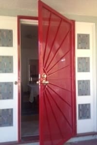 custom security door