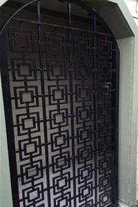 custom security door